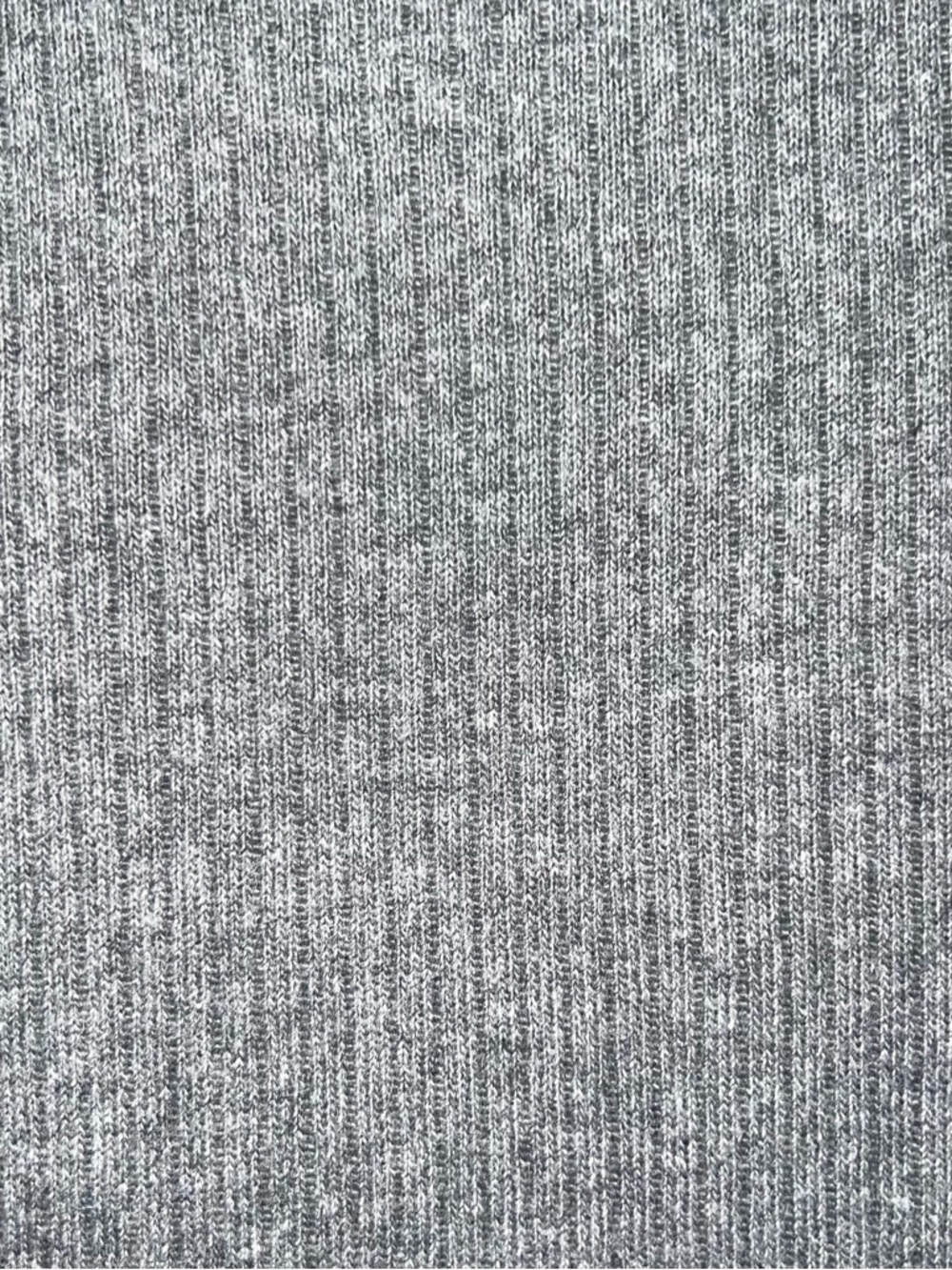 Lauren Ralph Lauren Ribbed Mock Neck Sweater Gray Cotton Logo Size L - Picture 8 of 9